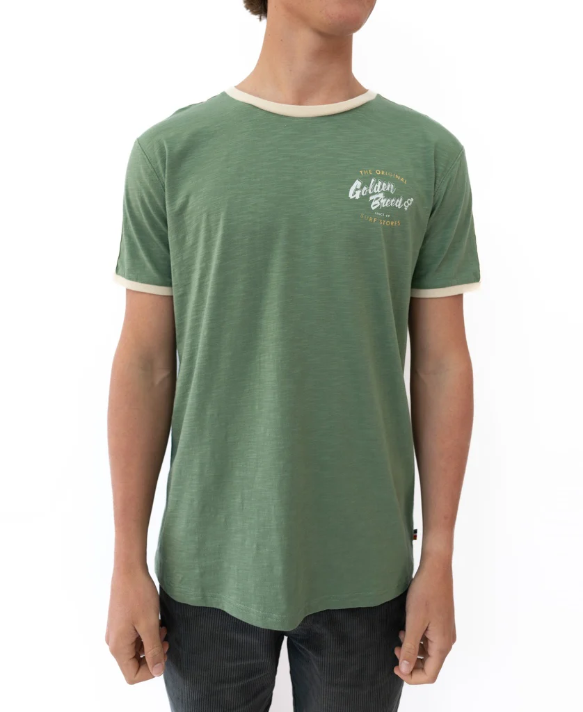 Break Ringer Tee | Leaf Green - Image 3