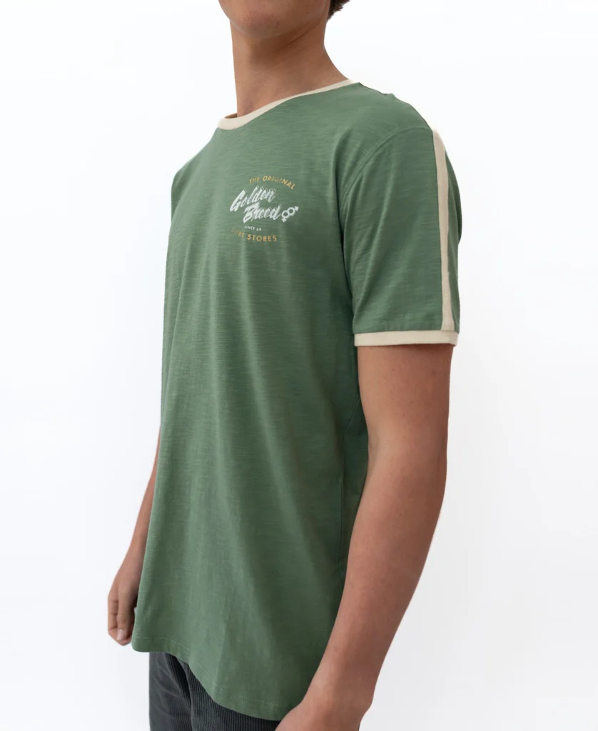 Break Ringer Tee | Leaf Green - Image 4