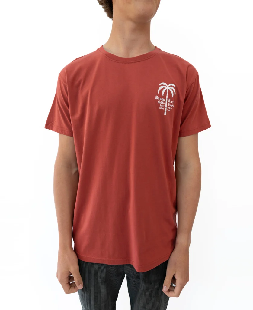 Byron Palm Loco Tee | True Red - Image 3