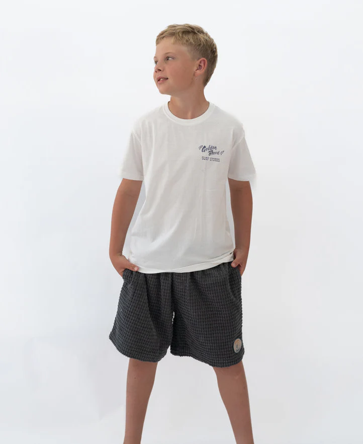 Byron Smurf Kids Tee | Off White - Image 3
