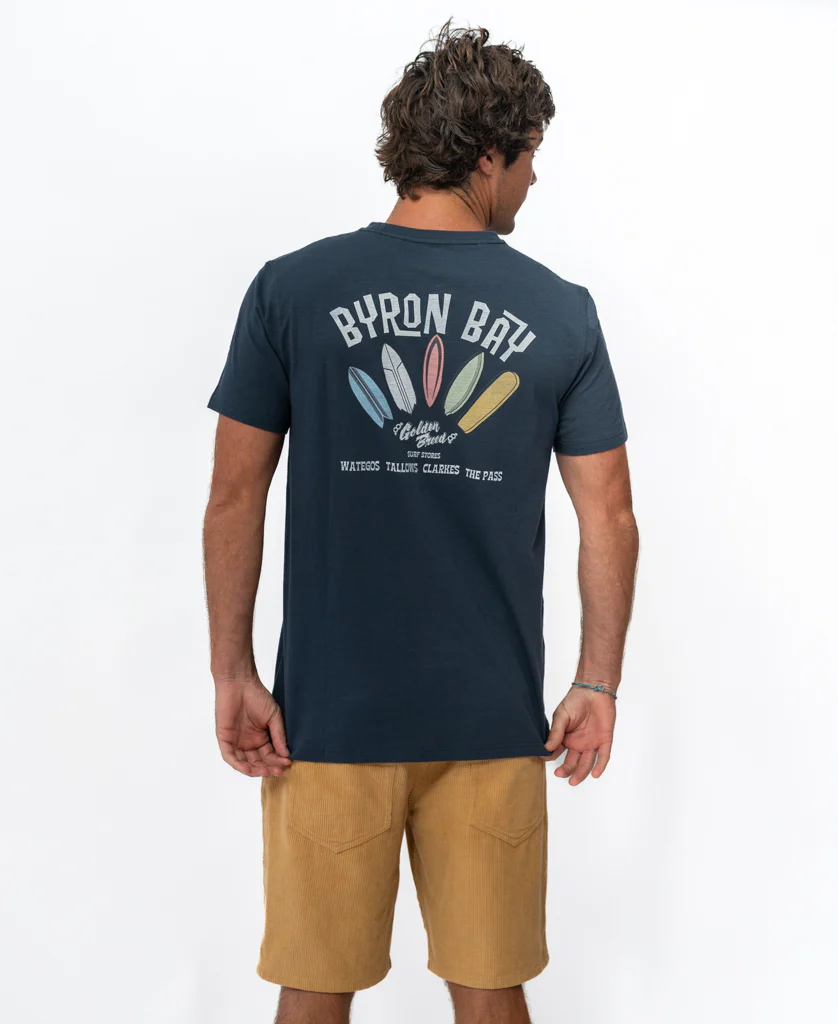 Byron Bay Smurf Tee | Navy - Image 4