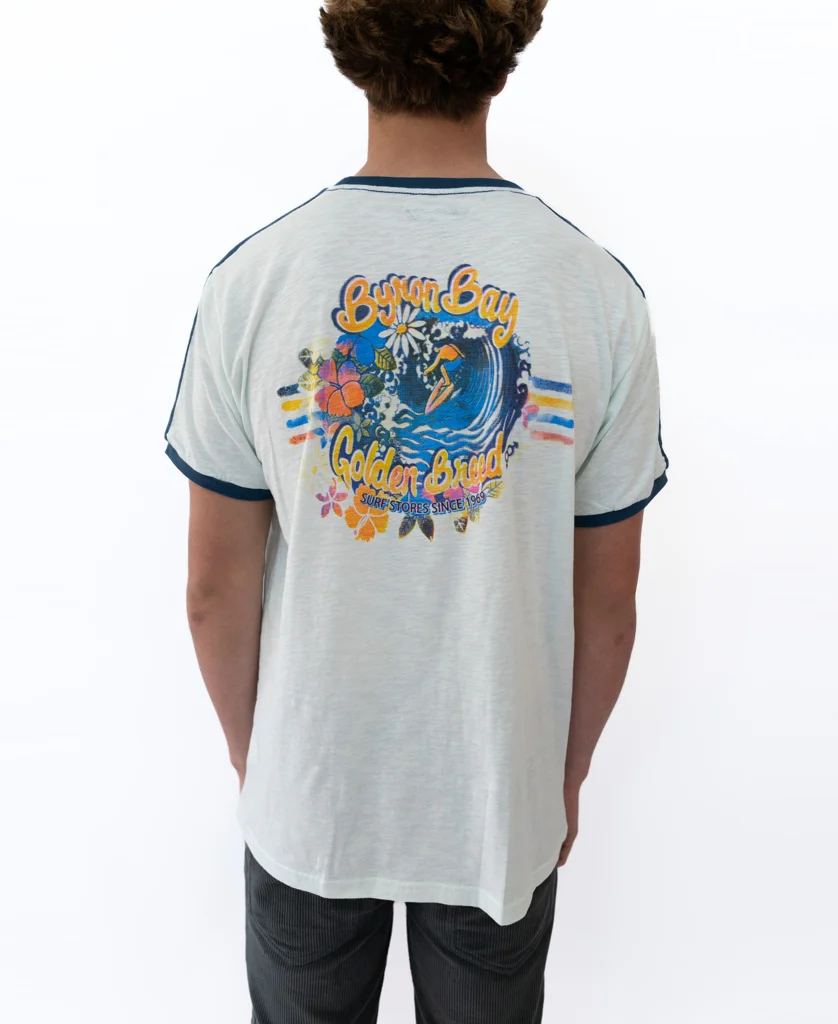Byron Tropical Tee | Ice - Image 4