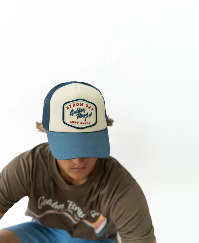 Byron Trucker Cap | Dark Denim - Image 3