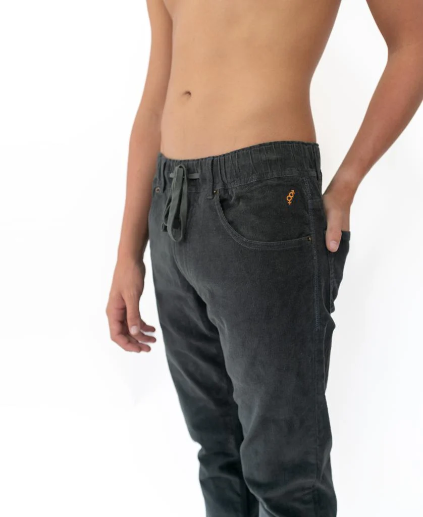 Catch Stretch Cord Pant | Wash Black - Image 3