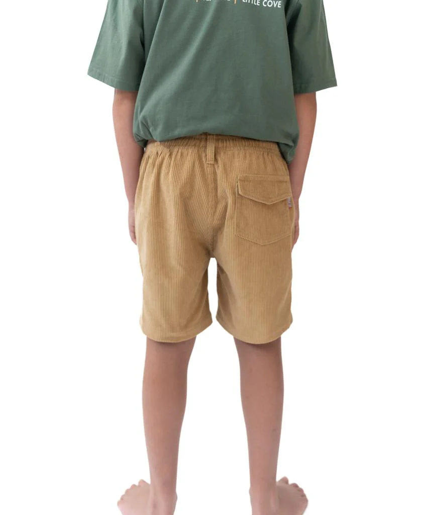 Crackers Boys Walkshort | Dark Camel - Image 4