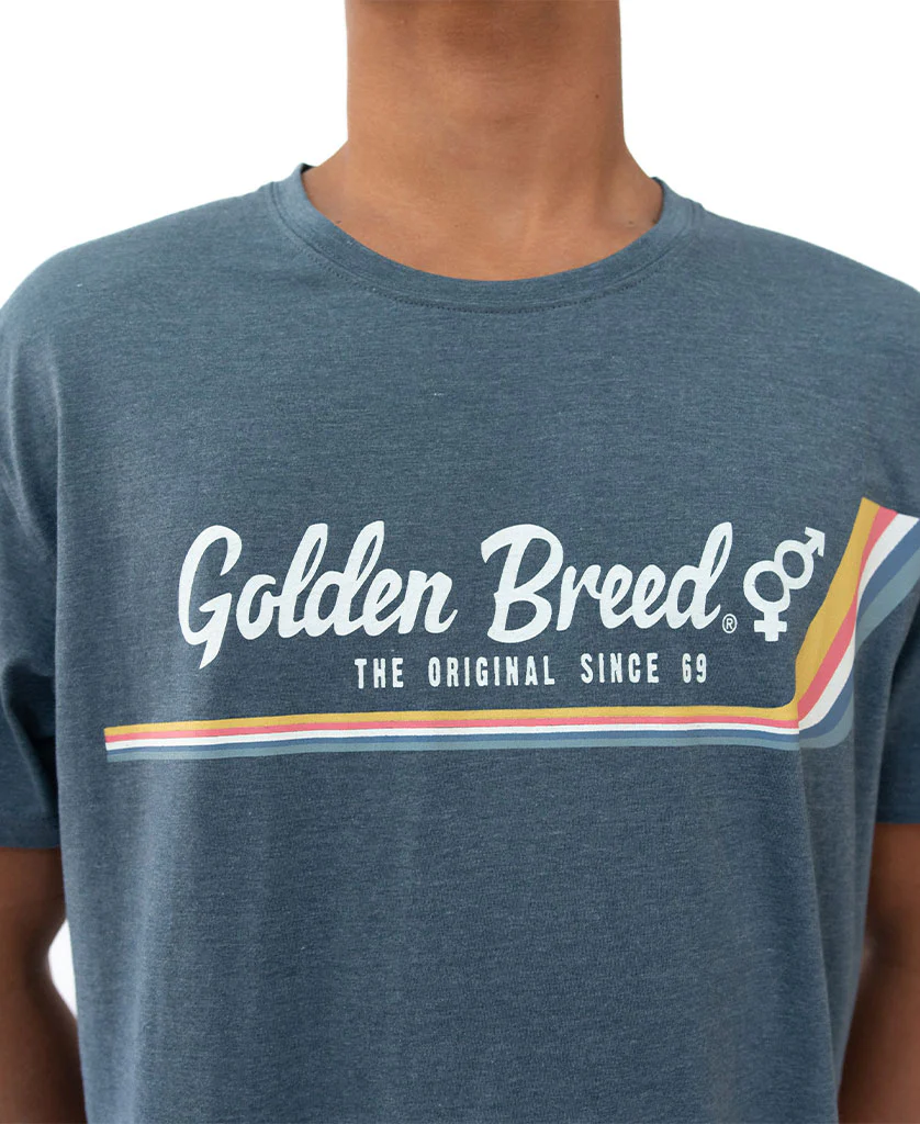 Deluxe Retro Surf Tee | Navy Marle - Image 4