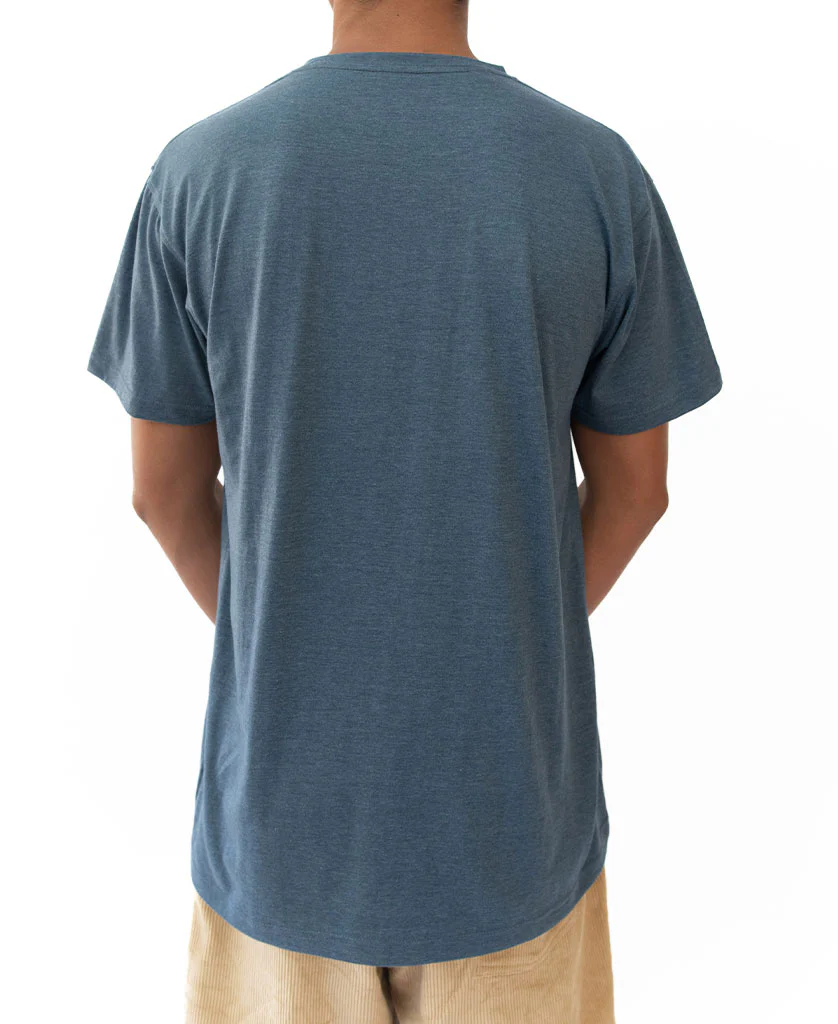 Deluxe Retro Surf Tee | Navy Marle - Image 5