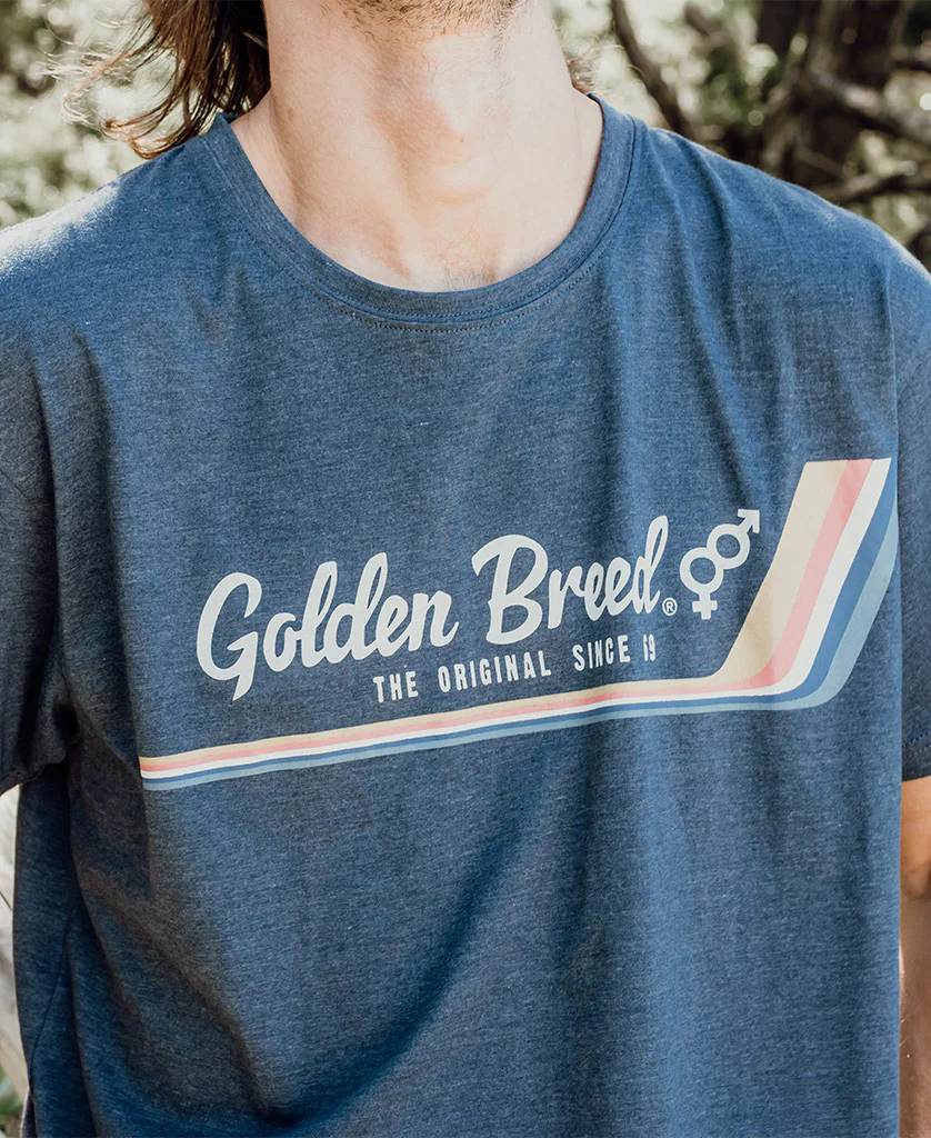 Deluxe Retro Surf Tee | Navy Marle - Image 6