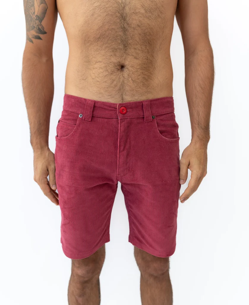 Floyd Cord Walkshort | Scarlet - Image 3