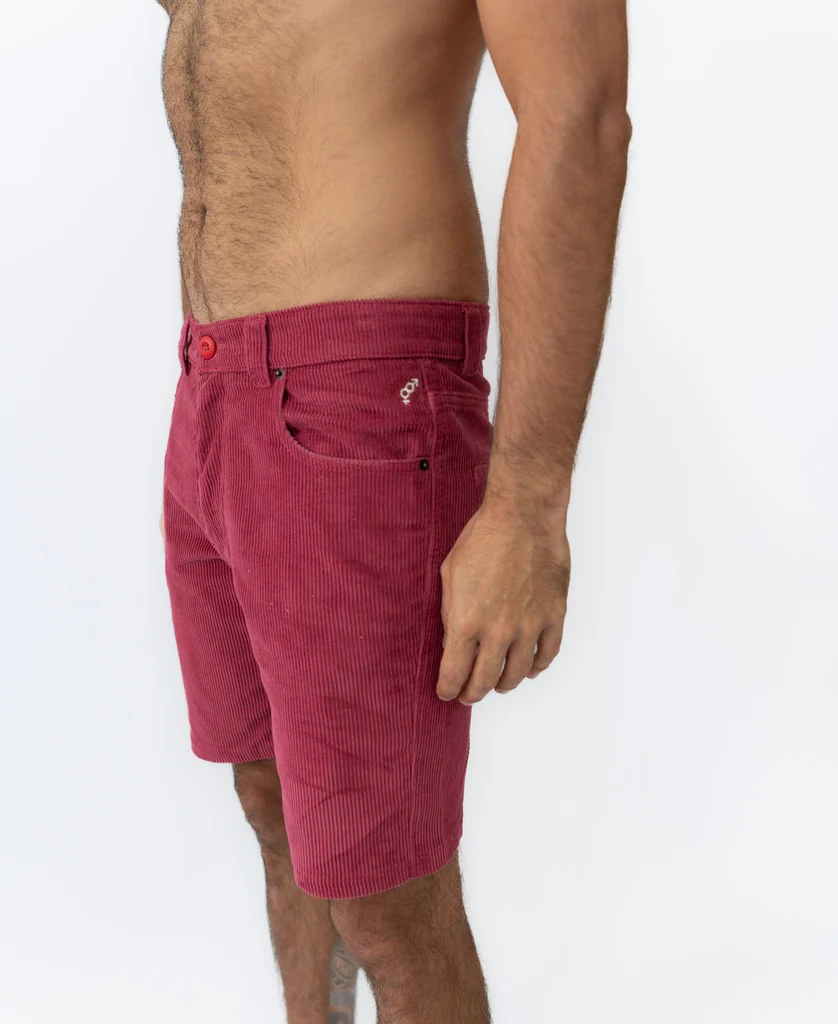 Floyd Cord Walkshort | Scarlet - Image 4