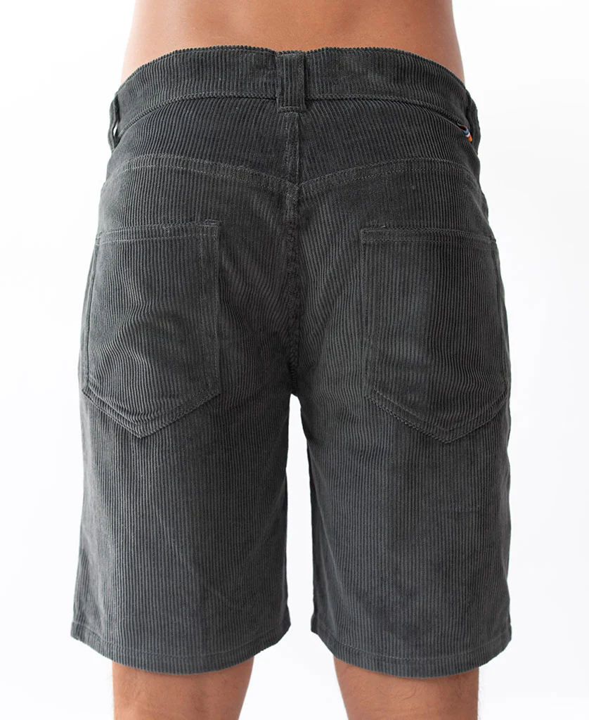 Floyd Cord Walkshort | Wash Black - Image 4