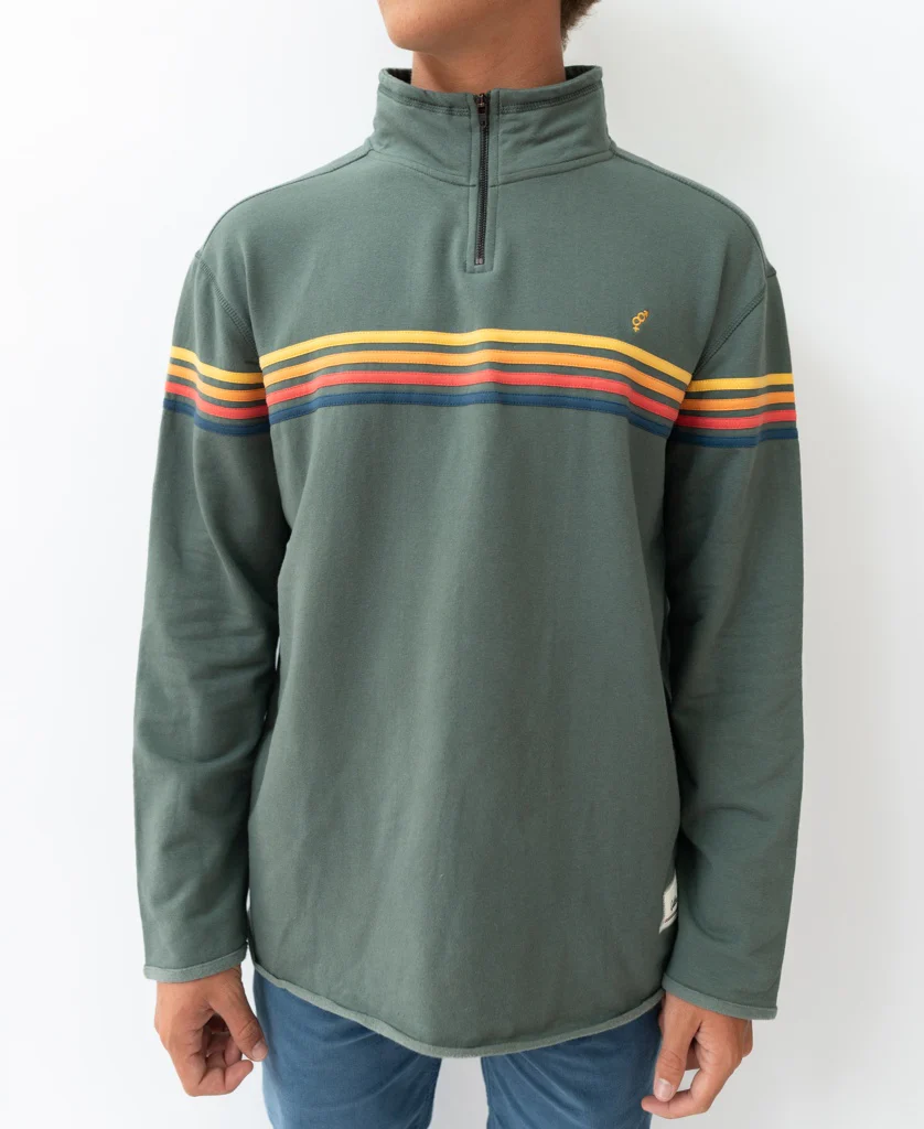 Fort 1/4 Zip Sweater | Fern - Image 3