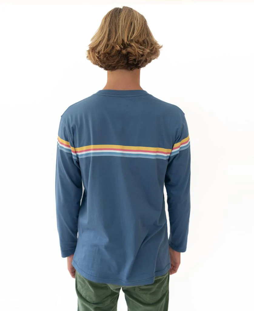 Byron Cali LS Tee | Blue - Image 4
