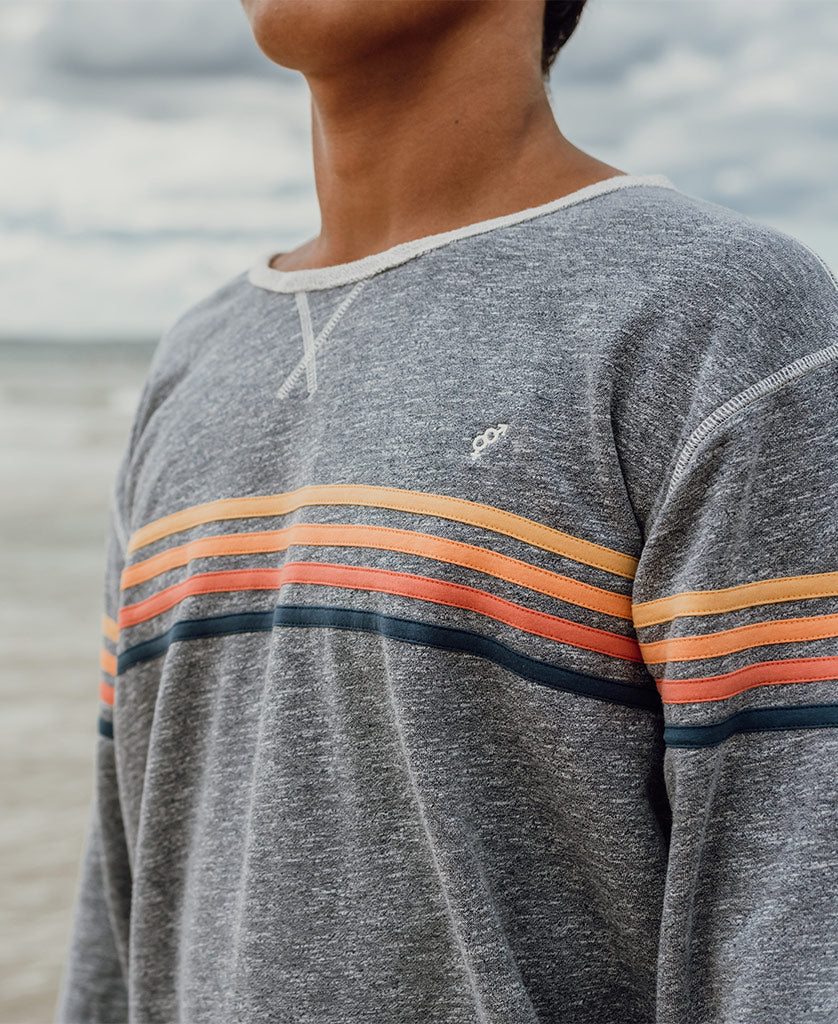 Long Island Rag Top | Navy Marle Stripe - Image 5