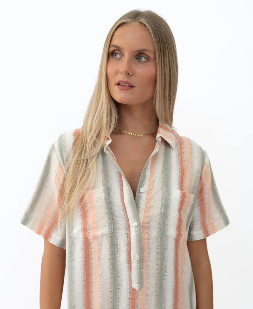 Bella Dress | Multi Stripe - Image 5