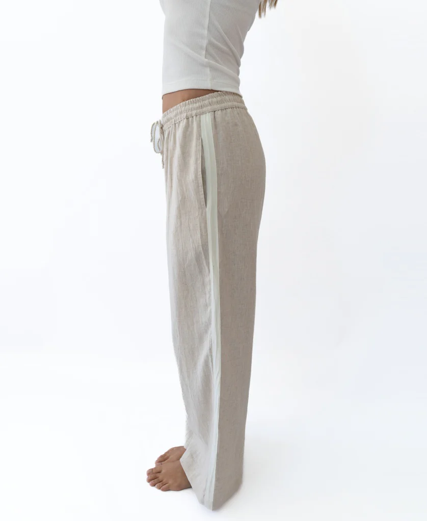 Gigi Retro Linen Pant | Natural - Image 4