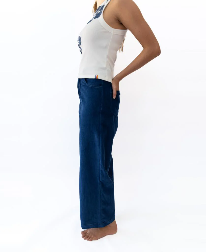 Jenny Cord Pant | Navy - Image 4