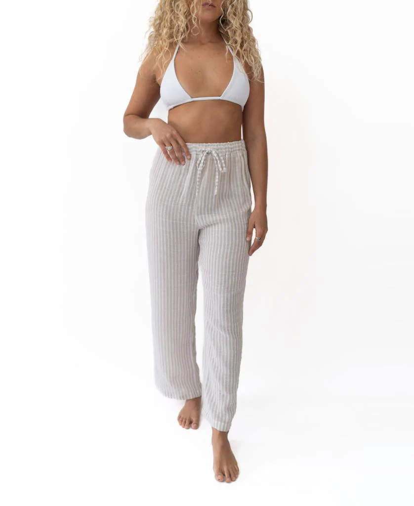 Liberty Pant | Off White Stripe - Image 3