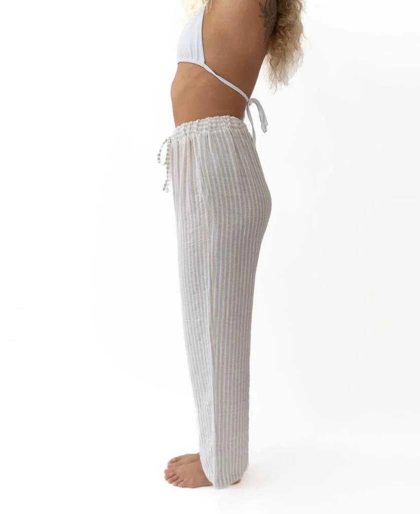 Liberty Pant | Off White Stripe - Image 4