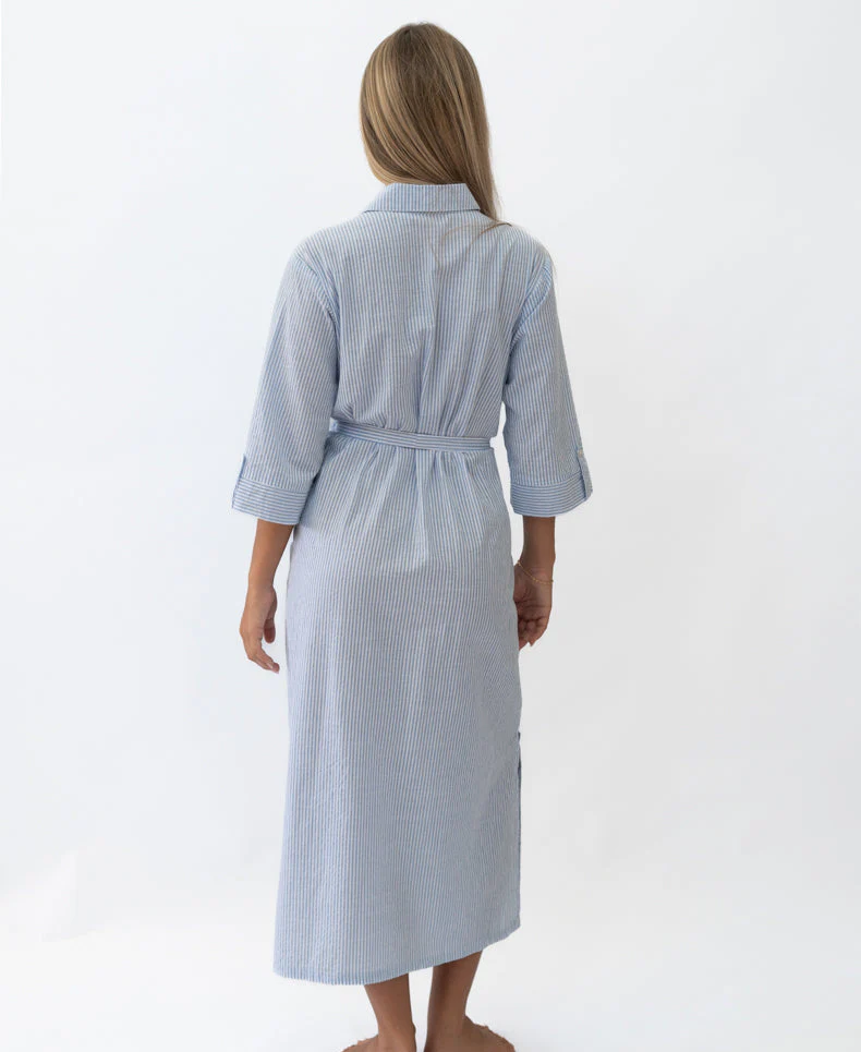 Pamela Maxi | Blue / White Stripe - Image 5