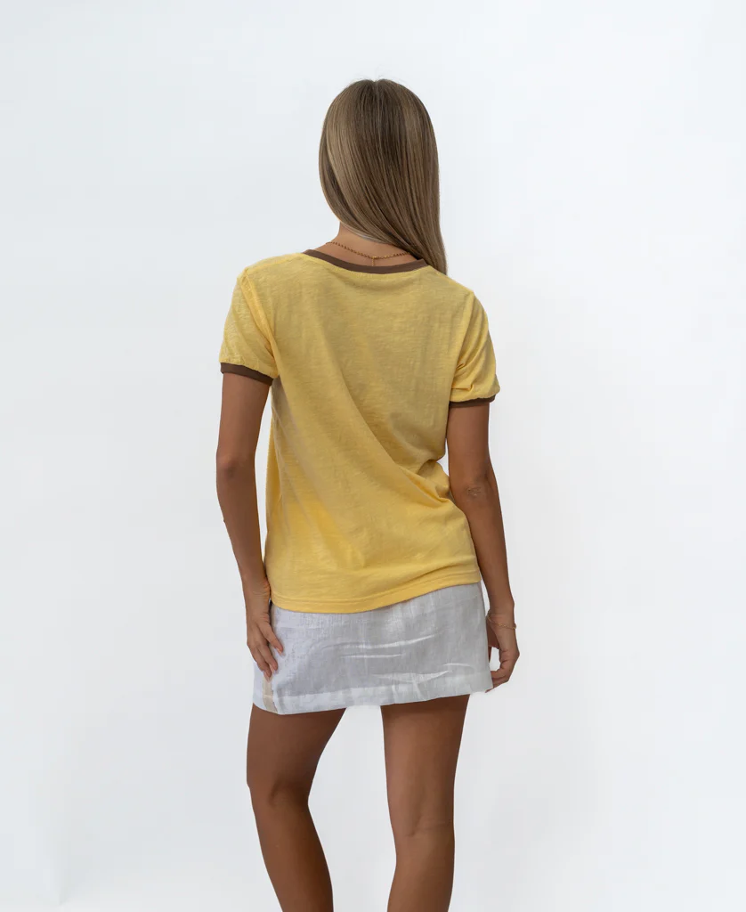 Stay Golden Ringer | Lemon / Espresso - Image 4