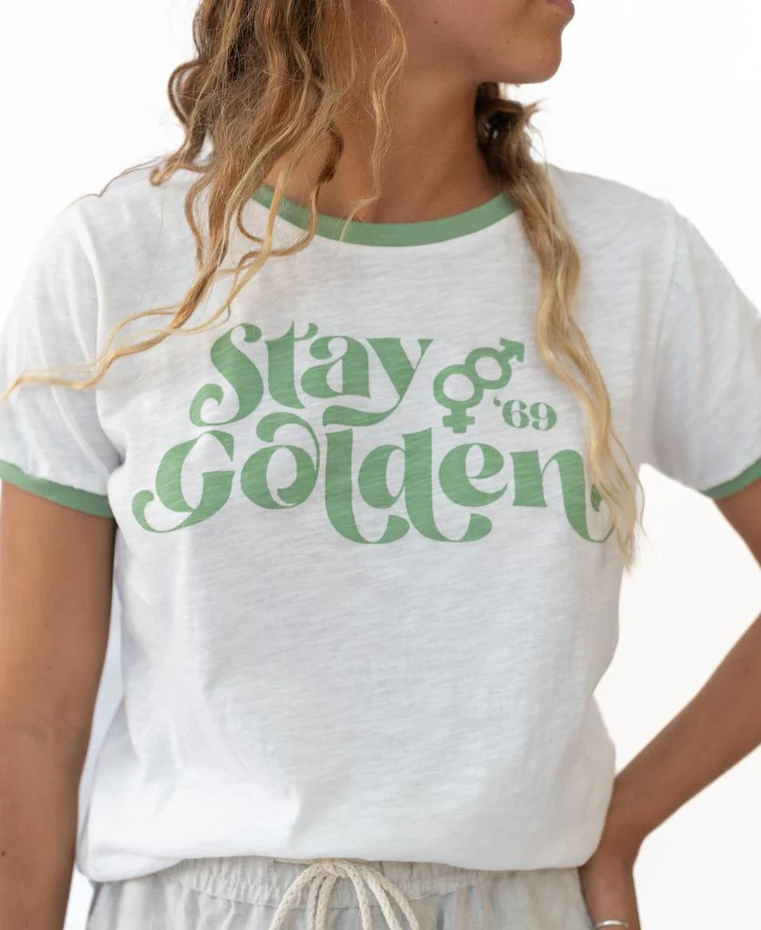 Stay Golden Ringer | Off White - Image 3