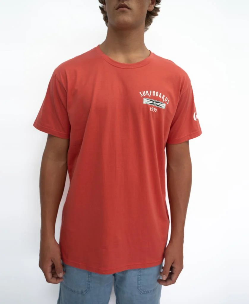 G&S Surfboards Tee | Wash Red - Image 4