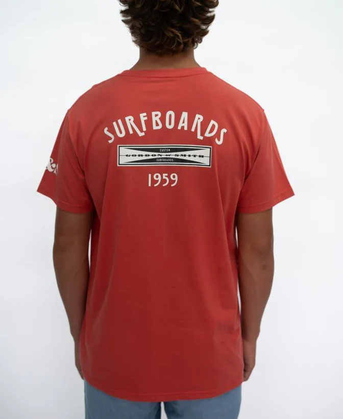 G&S Surfboards Tee | Wash Red - Image 7