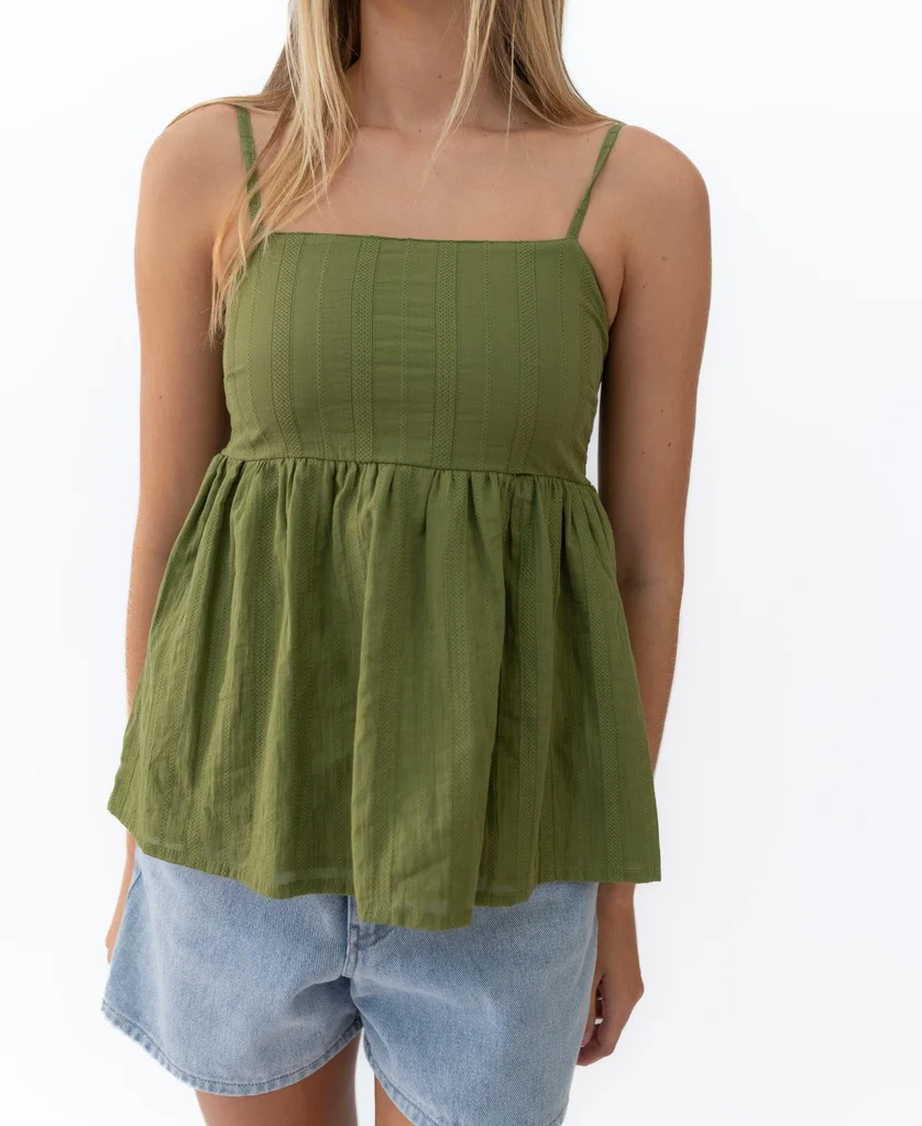 Celine | Khaki Stripe - Image 3