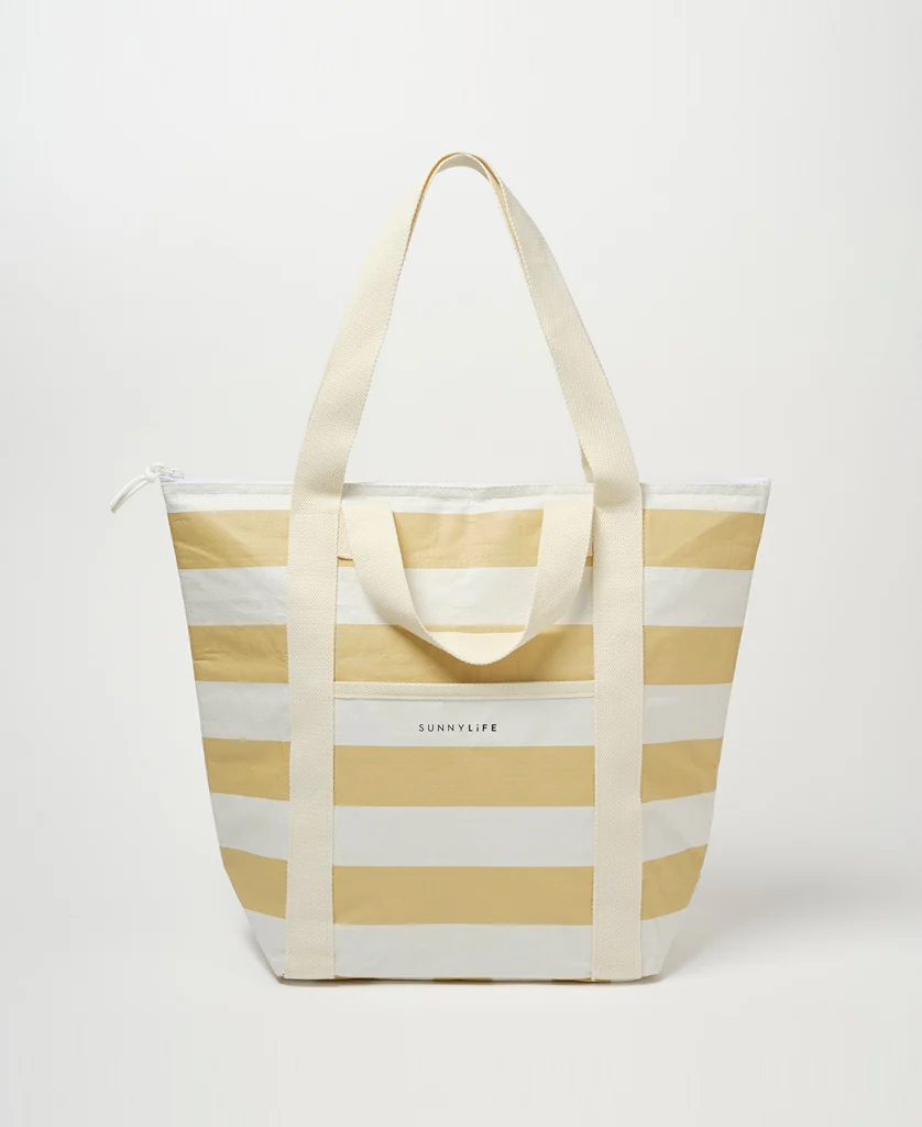 Light Cooler Tote Butternut | Stripe
