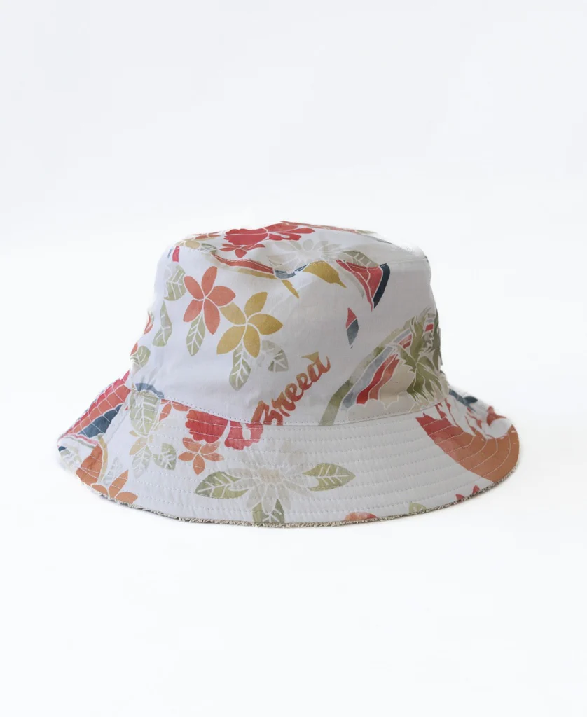 Kids Long Island Terry Bucket Hat | Cream - Image 3