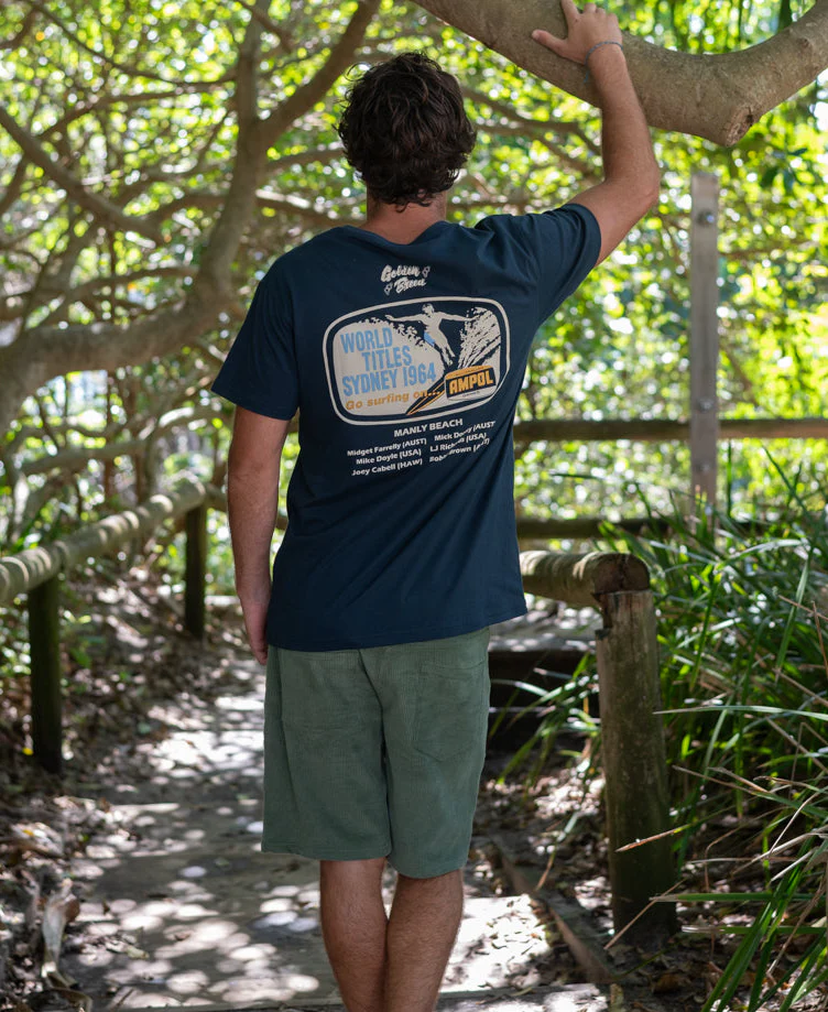 Manly Ampol Tee | Navy