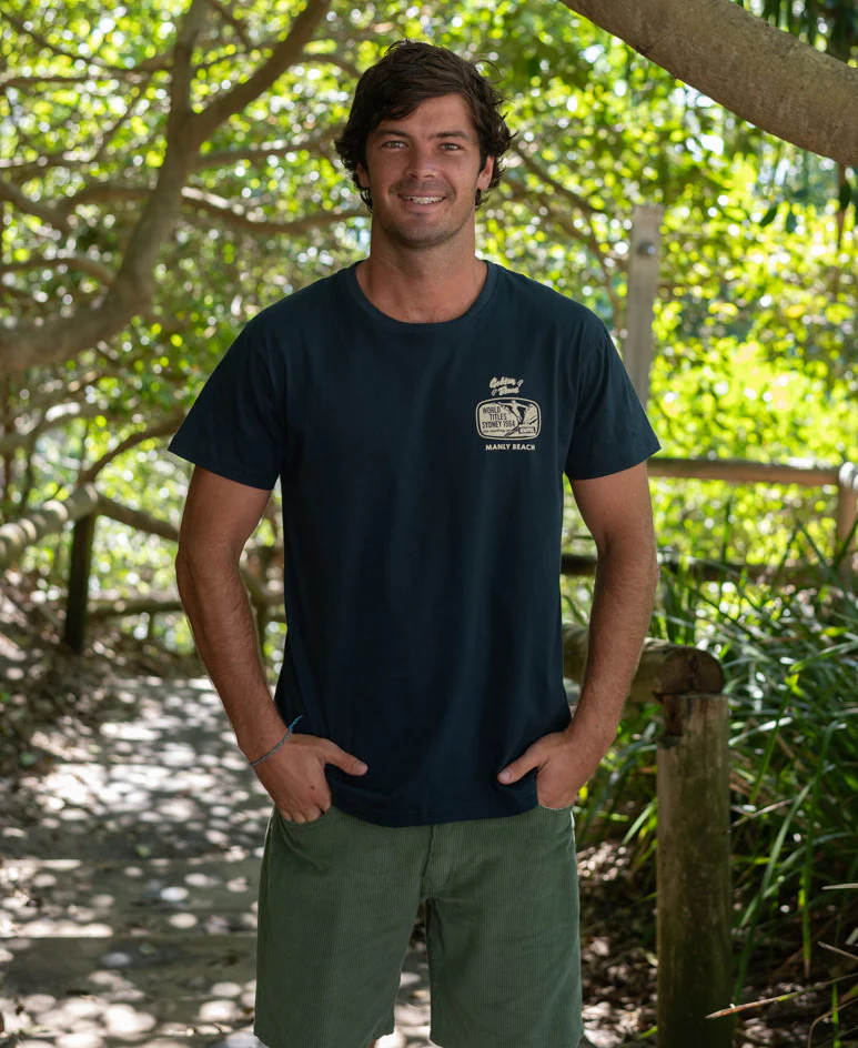 Manly Ampol Tee | Navy - Image 2