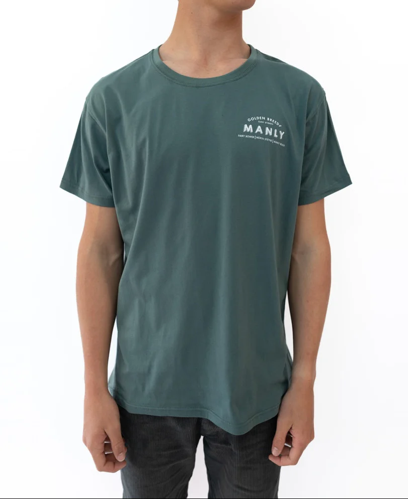 Manly Old School Tee | Fern - Image 3