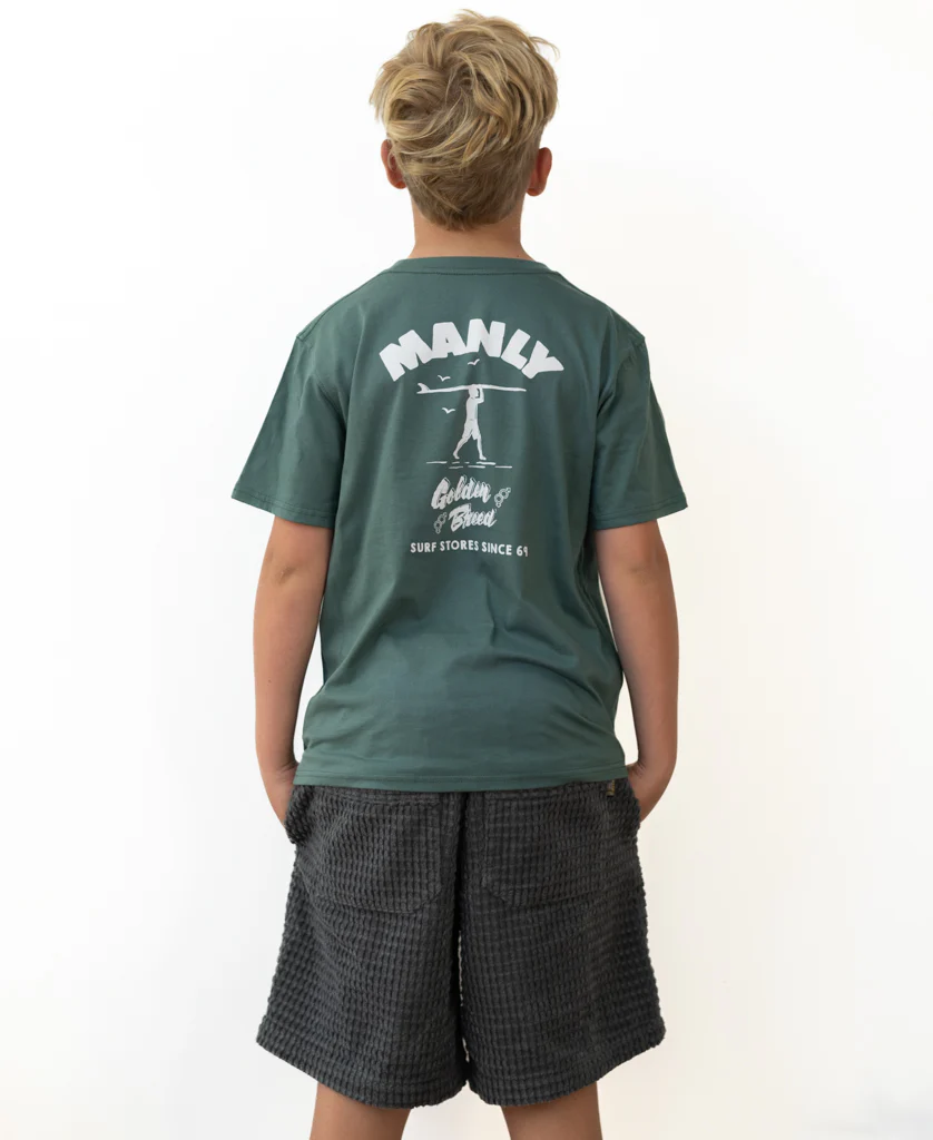 Manly Shanty Kids Tee | Fern - Image 3