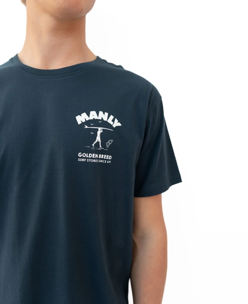 Manly Shanty Tee | Navy - Image 4