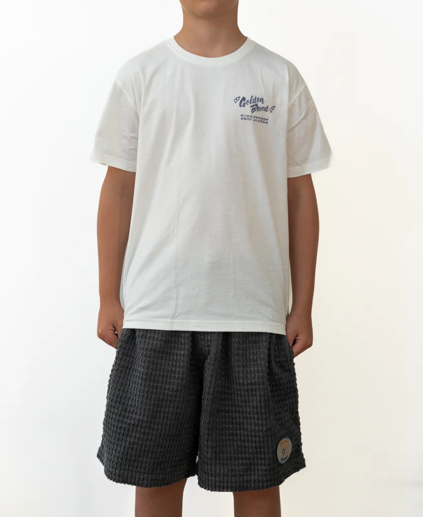 Manly Smurf Kids Tee | Off White - Image 3