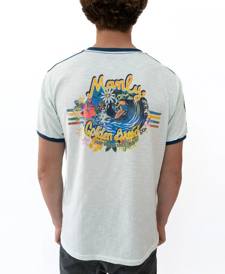 Manly Tropical Tee | Ice - Image 3