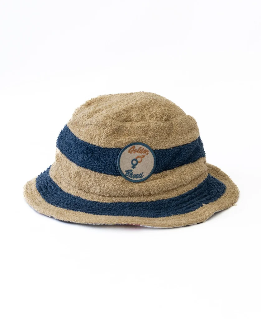 Nathan Terry Bucket Hat | Pebble / Navy - Image 4