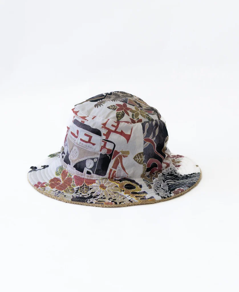 Nathan Terry Bucket Hat | Pebble / Navy - Image 5