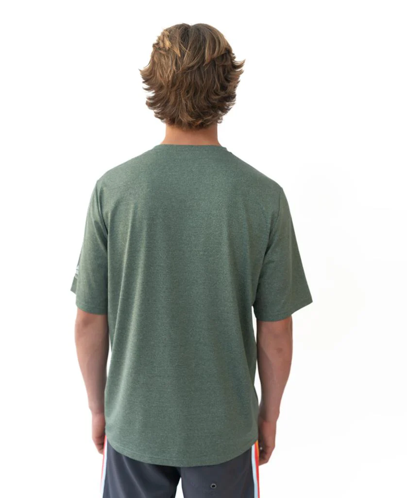 Nemo S/S Rash Shirt | Green Marle - Image 5