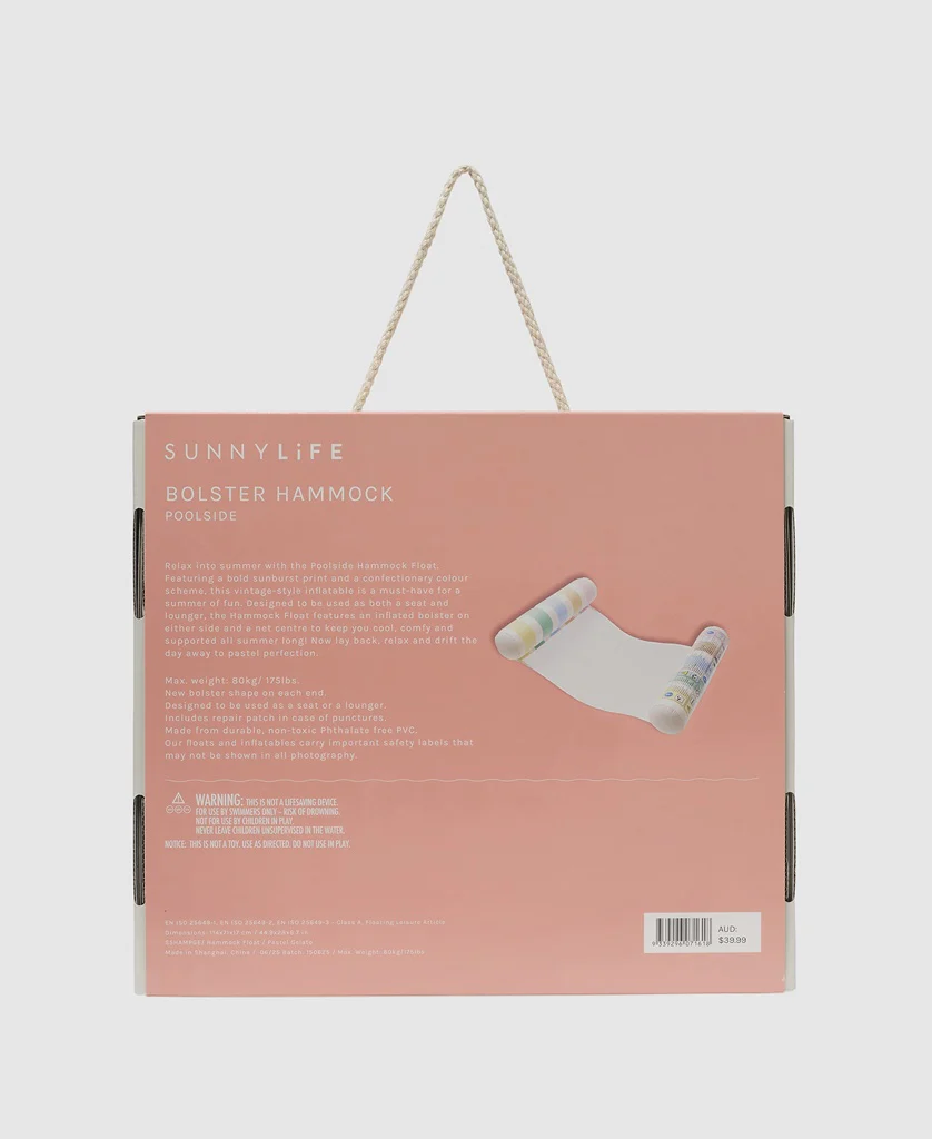 Pool Side Hammock Float | Pastel Gelato - Image 2