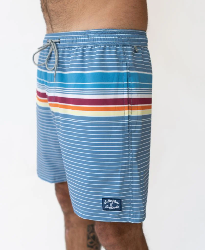 Ralph Elastic Waist Boardshort | Dusty Blue - Image 5