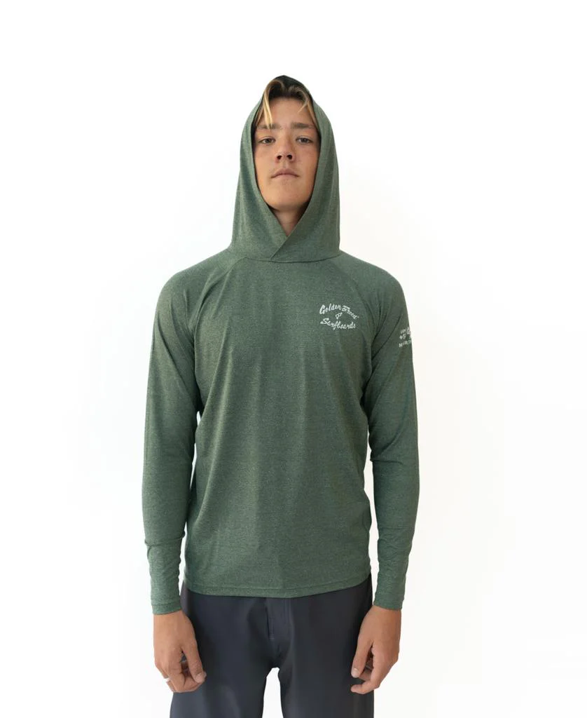 Rapper Hoodie Rash Shirt | Green Marle - Image 5