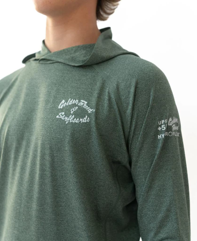 Rapper Hoodie Rash Shirt | Green Marle - Image 6
