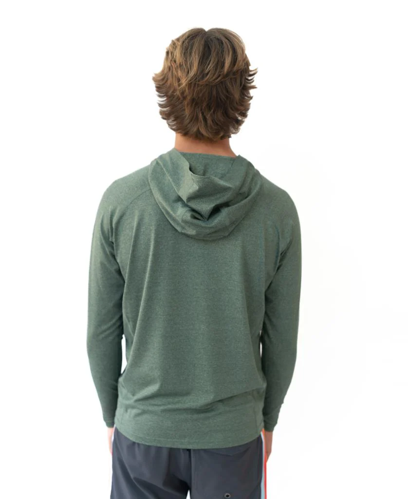 Rapper Hoodie Rash Shirt | Green Marle - Image 8