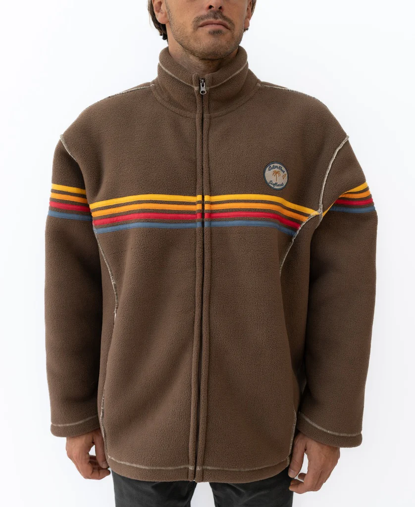 Reef Bonded Sherpa Jacket | Wash Brown - Image 3