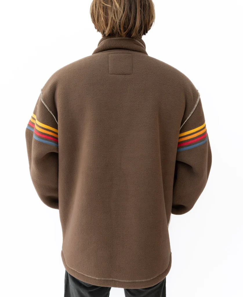 Reef Bonded Sherpa Jacket | Wash Brown - Image 5