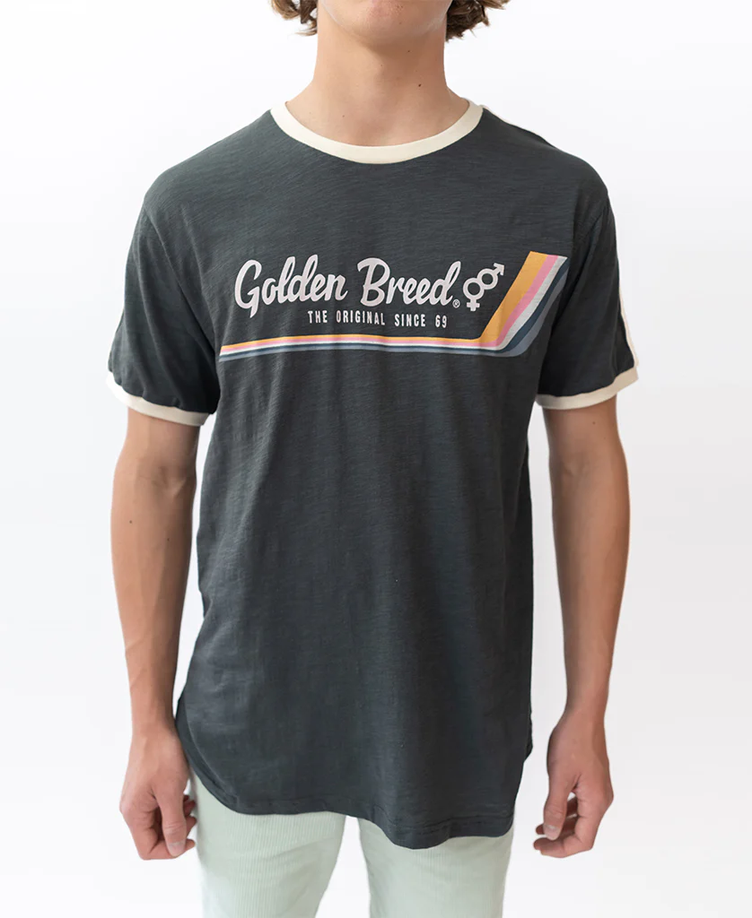 Retro Ringer Tee | Wash Black - Image 5