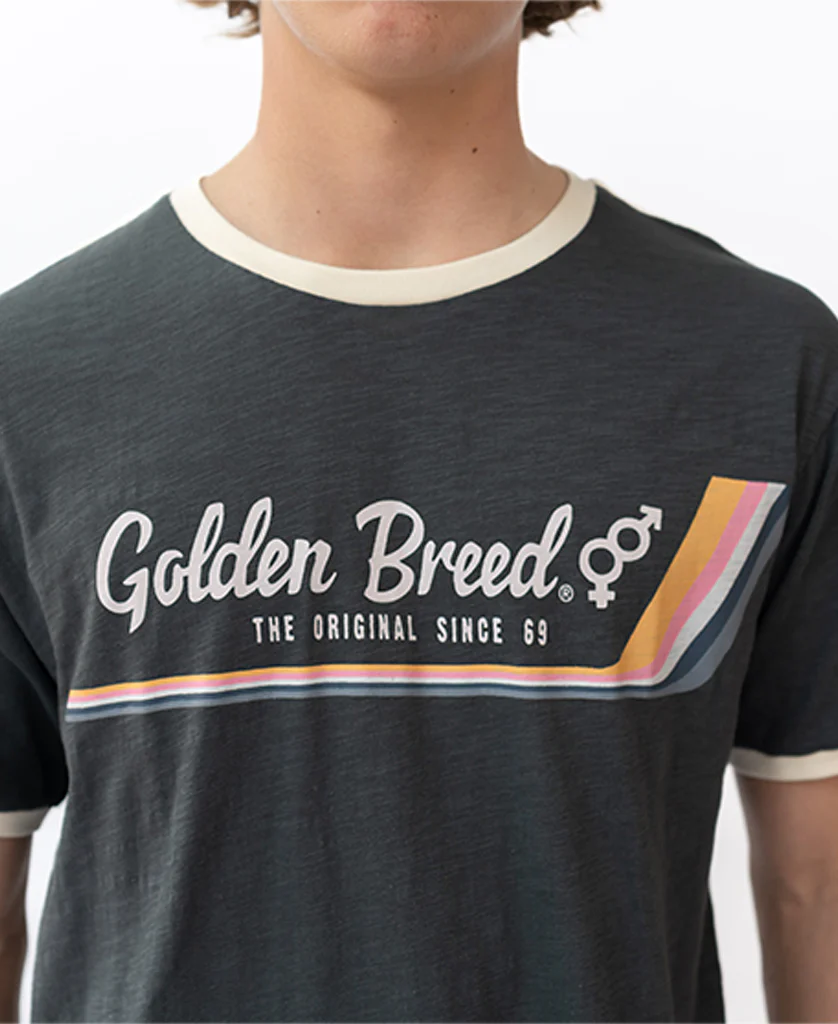 Retro Ringer Tee | Wash Black - Image 6